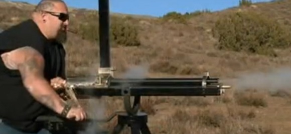 Gatling gun used by Ton Jones.