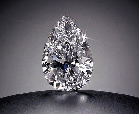 The Star of the Season Pear shaped diamond 100.10 carats.